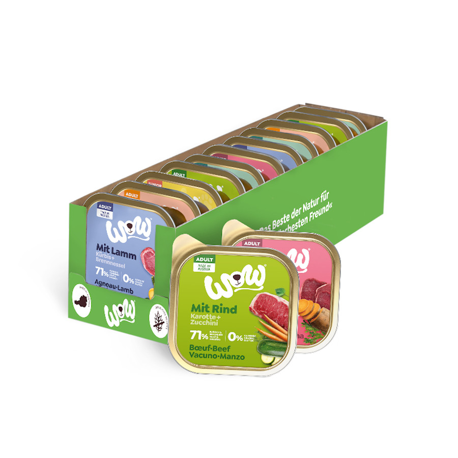 Wow Food Adulto terrina para cães- Multipack 11